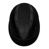 Casco para mujer Equestro Apocalypse con carcasa brillante y strass EN 1384-2023 Negro / negro Casco para mujer Equestro Apocalypse con carcasa brillante y strass EN 1384-2023 Negro / negro