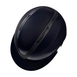 Casco para mujer Equestro Apocalypse con carcasa brillante homologado EN 1384-2023 Azúl marino / azúl marino