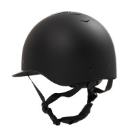 Casco para mujer Equestro Azael Stone con visera ancha y strass EN 1384-2023 Negro / negro Casco para mujer Equestro Azael Stone con visera ancha y strass EN 1384-2023 Negro / negro