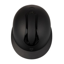 Casco de mujer Equestro con visera ancha homologado EN 1384-2023 Negro / negro brillante Casco de mujer Equestro con visera ancha homologado EN 1384-2023 Negro / negro brillante