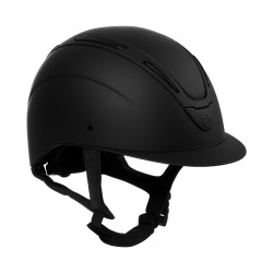 Casco unisex Equestro Apocalypse carcasa mate EN 1384-2023 Negro / negro