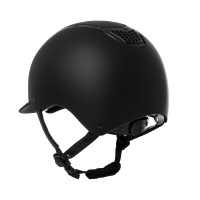 Casco unisex Equestro con inserto de carbono y ribete brillante EN 1384-2023 Negro / negro Casco unisex Equestro con inserto de carbono y ribete brillante EN 1384-2023 Negro / negro