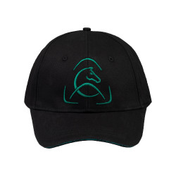 Gorra de béisbol unisex Acavallo Negro Gorra de béisbol unisex Acavallo Negro