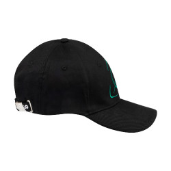 Gorra de béisbol unisex Acavallo Negro Gorra de béisbol unisex Acavallo Negro
