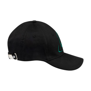 Gorra de béisbol unisex Acavallo Negro Gorra de béisbol unisex Acavallo Negro