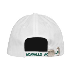 Gorra de béisbol unisex Acavallo Blanco Gorra de béisbol unisex Acavallo Blanco