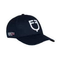Gorra unisex Equestro x FISE Americana marina Azul marino