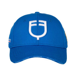 Gorra unisex Equestro x FISE Azul de Savoie