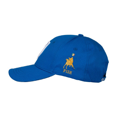 Gorra unisex Equestro x FISE Azul de Savoie