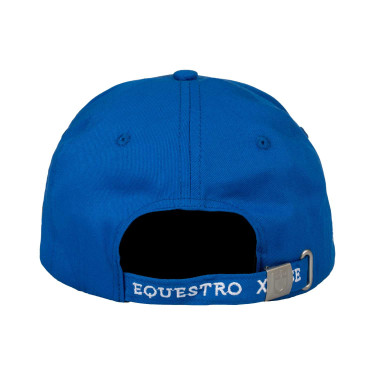 Gorra unisex Equestro x FISE Azul de Savoie