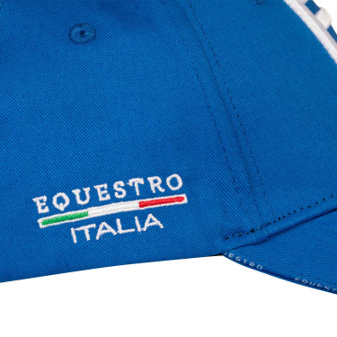 Gorra unisex Equestro x FISE Azul de Savoie