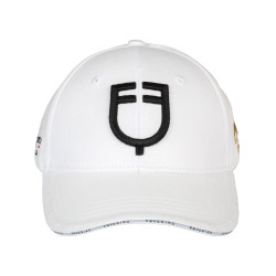 Gorra unisex Equestro x FISE Blanco