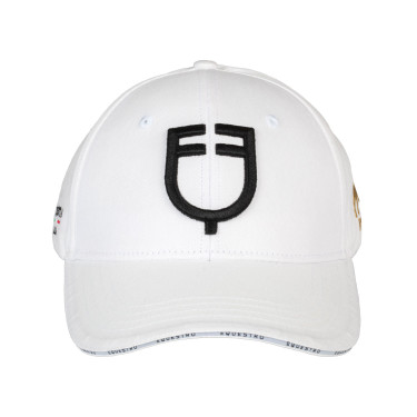 Gorra unisex Equestro x FISE Blanco