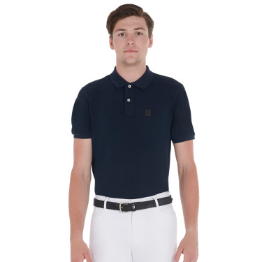 Cinturón elástico de cuero Equestro Negro