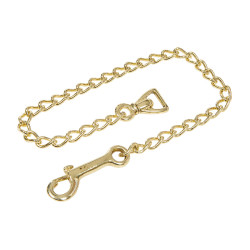 Cadena larga Equestro de latón resistente Coñac Marr&amp;oacute;n