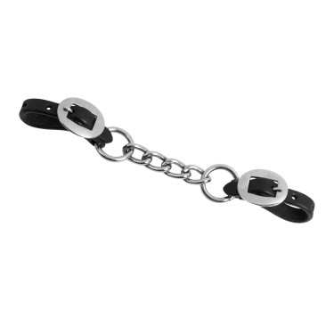 Cadena de muserola western Lakota de níquel Negro