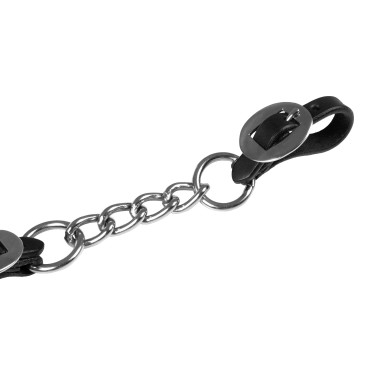 Cadena de muserola western Lakota de níquel Negro