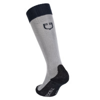 Calcetines Equestro Technical Basic por 3 Coral azul / gris escarchado / azul marino