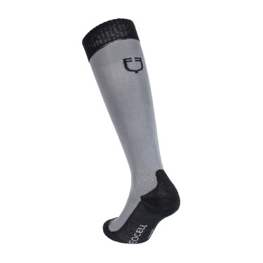 Calcetines Equestro Technical Basic por 3 Negro blanco / blazer marino blanco / asfalto negro