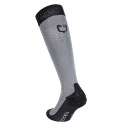 Calcetines unisex Equestro Basic de tejido técnico Asfalto / negro Calcetines unisex Equestro Basic de tejido técnico Asfalto / negro