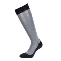 Calcetines unisex Equestro Basic de tejido técnico Asfalto / negro