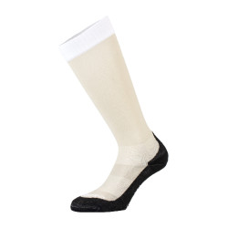 Calcetines unisex Equestro Basic de tejido técnico Oxford tostado / blanco Beige Calcetines unisex Equestro Basic de tejido técnico Oxford tostado / blanco Beige