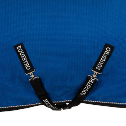 Manta de cuadra Equestro x FISE de tejido panal de abeja Azul de Savoie