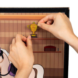 Juguete para caballo Equestro 48×33 cm Marrón / blanco Juguete para caballo Equestro 48×33 cm Marrón / blanco