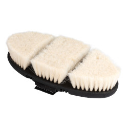 Cepillo de cuidado Equestro flexible con cerdas suaves Natural Marrón Cepillo de cuidado Equestro flexible con cerdas suaves Natural Marrón