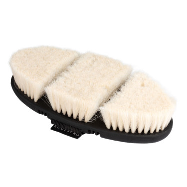 Cepillo de cuidado Equestro flexible con cerdas suaves Natural Marrón Cepillo de cuidado Equestro flexible con cerdas suaves Natural Marrón