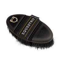 Cepillo Equestro flexible con cerdas de 5 cm Negro