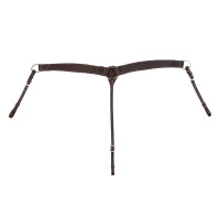 Pechopetral western Lakota de cuero Engrasado