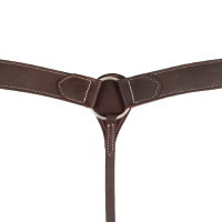 Pechopetral western Lakota de cuero Engrasado