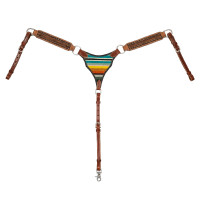 Pechopetral western Pool’s con decoración de tapiz Natural Marrón