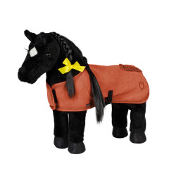 Manta polar Equestro para caballo de juguete Rojo ladrillo