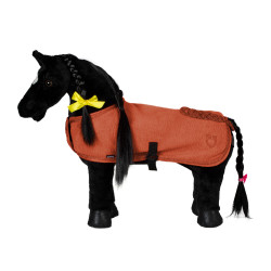 Manta polar Equestro para caballo de juguete Rojo ladrillo