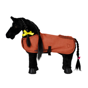 Manta polar Equestro para caballo de juguete Rojo ladrillo