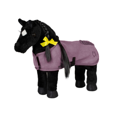 Manta polar Equestro para caballo de juguete Rosa gris oscuro Manta polar Equestro para caballo de juguete Rosa gris oscuro