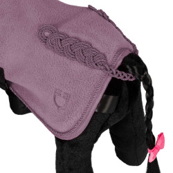 Manta polar Equestro para caballo de juguete Rosa gris oscuro Manta polar Equestro para caballo de juguete Rosa gris oscuro