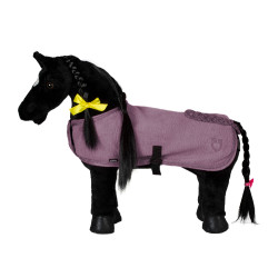 Manta polar Equestro para caballo de juguete Rosa gris oscuro Manta polar Equestro para caballo de juguete Rosa gris oscuro