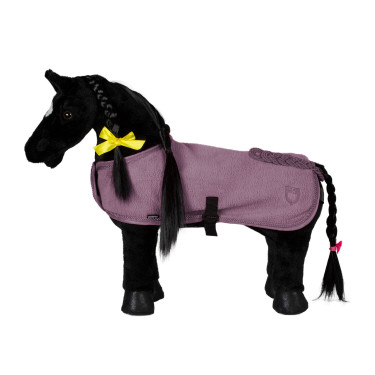 Manta polar Equestro para caballo de juguete Rosa gris oscuro Manta polar Equestro para caballo de juguete Rosa gris oscuro