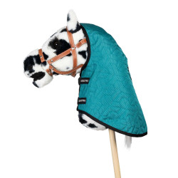 Manta para hobby horse Equestro Cian oscuro