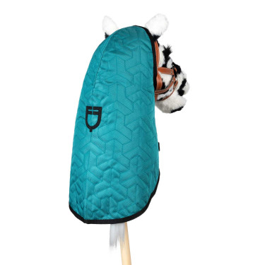 Manta para hobby horse Equestro Cian oscuro