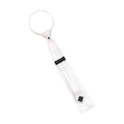 Corbata de concurso Equestro de panal cuadrado Blanco Corbata de concurso Equestro de panal cuadrado Blanco