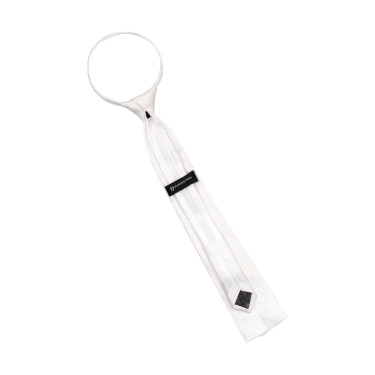 Corbata de concurso Equestro de panal cuadrado Blanco Corbata de concurso Equestro de panal cuadrado Blanco