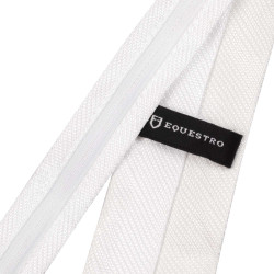 Corbata de concurso Equestro de panal cuadrado Blanco Corbata de concurso Equestro de panal cuadrado Blanco