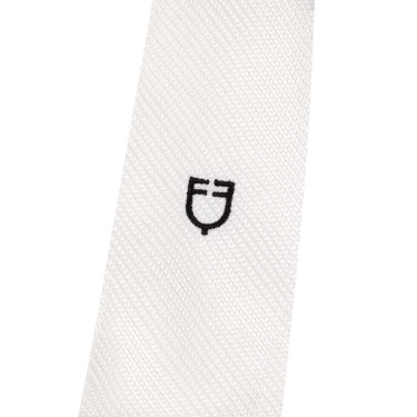 Corbata de concurso Equestro de panal cuadrado Blanco Corbata de concurso Equestro de panal cuadrado Blanco