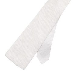 Corbata de concurso Equestro de panal cuadrado Blanco Corbata de concurso Equestro de panal cuadrado Blanco