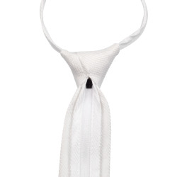 Corbata de concurso Equestro de panal cuadrado Blanco Corbata de concurso Equestro de panal cuadrado Blanco