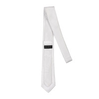 Corbata de concurso Equestro x FISE con logotipo bordado Blanco